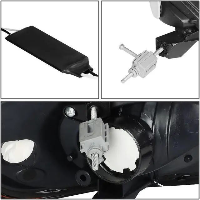 Alt view image 5 of 7 - DNA Motoring HL-HPL-PGAM99-BK-SM-AM For 1999 to 2005 Pontiac Grand Am LED DRL Light Bar Headlight Smoked Housing Amber Corner Headlamp 00 01 02 03 04 Left + Right