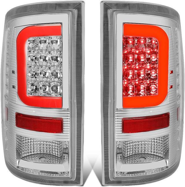 DNA Motoring TL-DRAM09-LED-RD3D-CH-G2 For 2009 to 2017 Dodge Ram