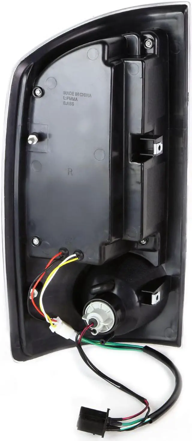 Alt view image 7 of 7 - DNA Motoring TL-DRAM05-LED-RD3D-BK-SM For 2002 to 2006 Dodge Ram 3rd Gen Pair of Red 3D LED Bar Black Housing Smoked Lens Brake Tail Lights 03 04 05