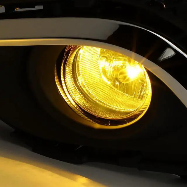Alt view image 2 of 5 - DNA Motoring FL-ZTL-226-AM For 2014 to 2016 Mazda 6 Driving Bumper Fog Light Lamp+Bezel+Switch Chrome Trim Amber Lens 15