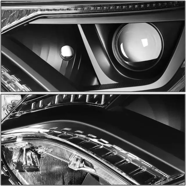 Alt view image 3 of 7 - DNA Motoring HL-OH-TRAV416-BK-CL1 For 2016 to 2018 Toyota RAV4 Factory Style Black Housing Clear Side Projector Front Driving Headlight Headlamp 17