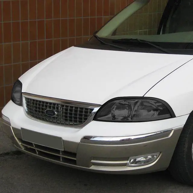 Alt view image 7 of 7 - DNA Motoring HL-OH-032-SM-CL1 For 1999 to 2003 Ford Windstar Headlight Smoked Housing Clear Corner Headlamp 00 01 02 Left + Right