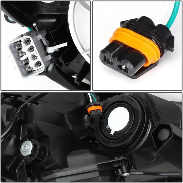 Alt view image 5 of 7 - DNA Motoring HL-OH-SLEG10-SM-AM For 2010 to 2014 Subaru Outback Legacy Pair Smoked Housing Amber Corner Projector HeadLight Lamps 11 12 13