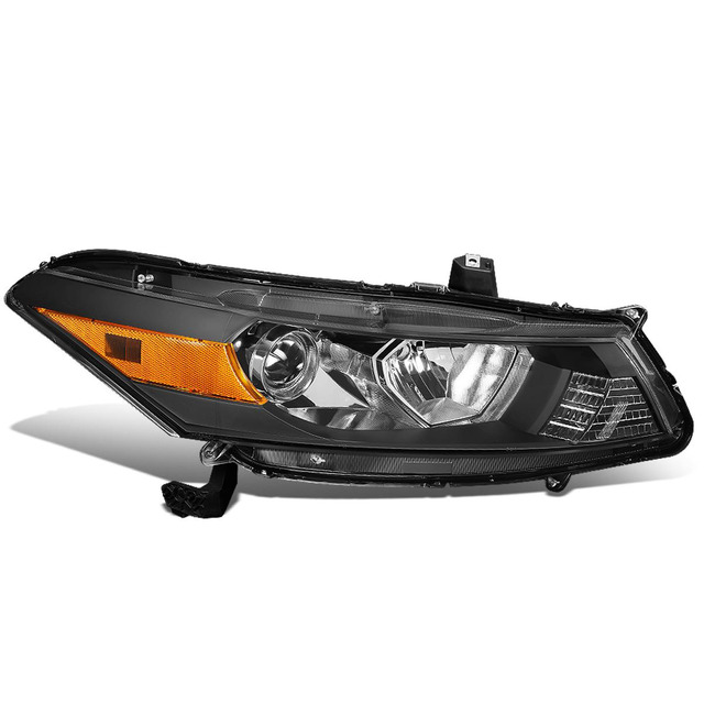 Speed Daddy OE Style Left Side Headlight For 2016-2017 Honda Accord Sedan - LED DRL Projector - Halogen Bulbs