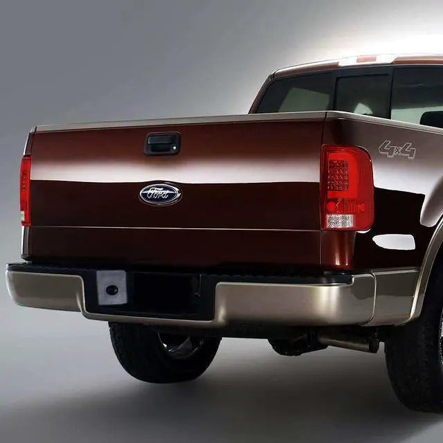 Alt view image 7 of 7 - DNA Motoring TL-F15004-LED-3D-RD-G2 For 2004 to 2008 Ford F150 / Lobo 2Pcs Chrome Housing Red Lens 3D LED Bar Tail Light Brake / Reverse Lamps