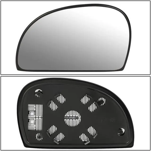 Alt view image 5 of 5 - DNA Motoring OEM-MG-0003 For 2002 to 2006 Hyundai Accent Factory Style Driver / Left Side Mirror Glass Lens with Backing Plate + Heated 03 04 05 8761125610