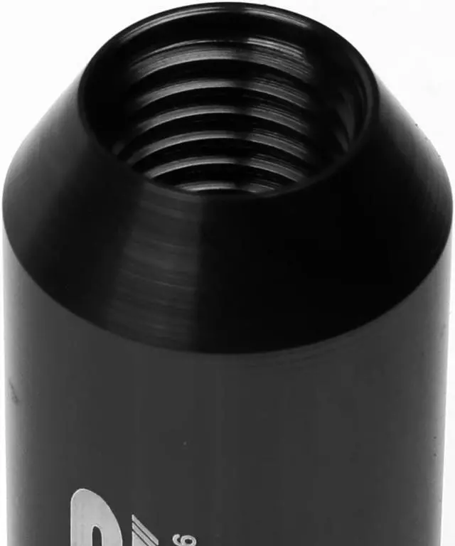 Alt view image 5 of 7 - J2 Engineering LN-T7-010-15-BK J2 Engineering 7075 -T6 Forged Aluminum M12X1.5 16Pcs 60mm Height Open -End Lug Nut Set w / 4Pcs Lock+Key (Black)
