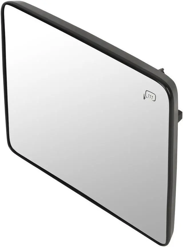 Alt view image 2 of 5 - DNA Motoring OEM-MG-0189 For 2008 to 2016 Ford F250 F350 Super Duty Factory Style Passenger / Right Side Upper Towing Mirror Glass Lens w/ Heated 09 10 11 12 13 14 15