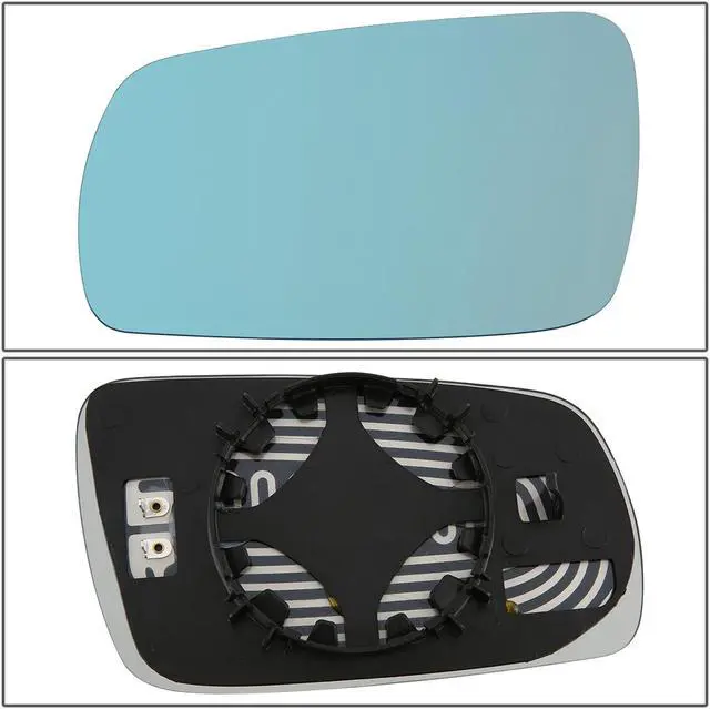 Alt view image 5 of 5 - DNA Motoring OEM-MG-0372 For 1999 to 2006 VW Volkswagen Golf Jetts Passat Factory Style Driver / Left Heated Mirror Glass Blue Lens 00 01 02 03 04 05