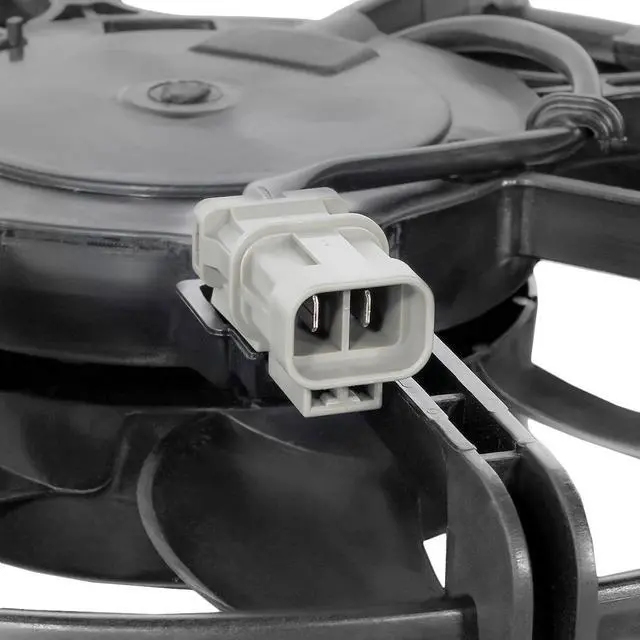 Alt view image 4 of 6 - DNA Motoring OEM-RF-0024 For 2007 to 2009 Hyundai Santa Fe Factory Style Radiator Cooling Fan Shroud Assembly HY3115113 08