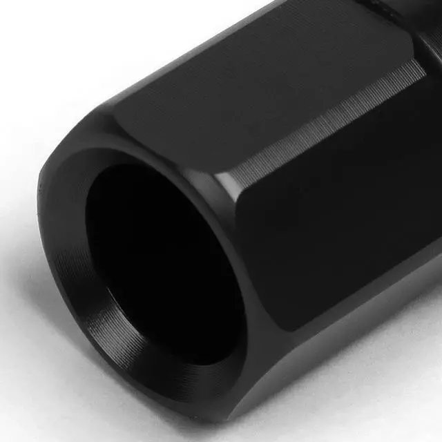 Alt view image 5 of 7 - J2 Engineering LN-T7-003-15-BK J2 Engineering 7075 -T6 Forged Aluminum M12X1.5 20Pcs 60mm Height Open -End Lug Nut Set w / Socket Adapter (Black)