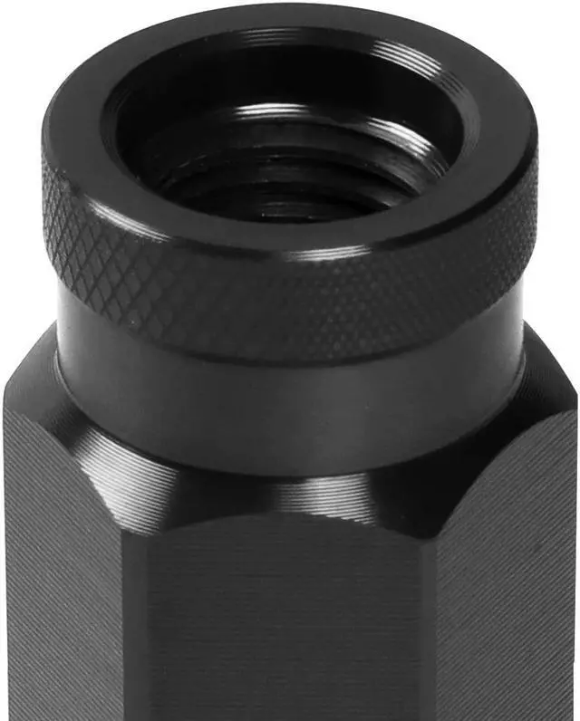 Alt view image 4 of 6 - J2 Engineering LN-T7-028-15-BK J2 Engineering 7075 -T6 Forged Aluminum M12X1.5 20Pcs 60mm Height Open -End Lug Nut Set w/Adapter Key (Black)