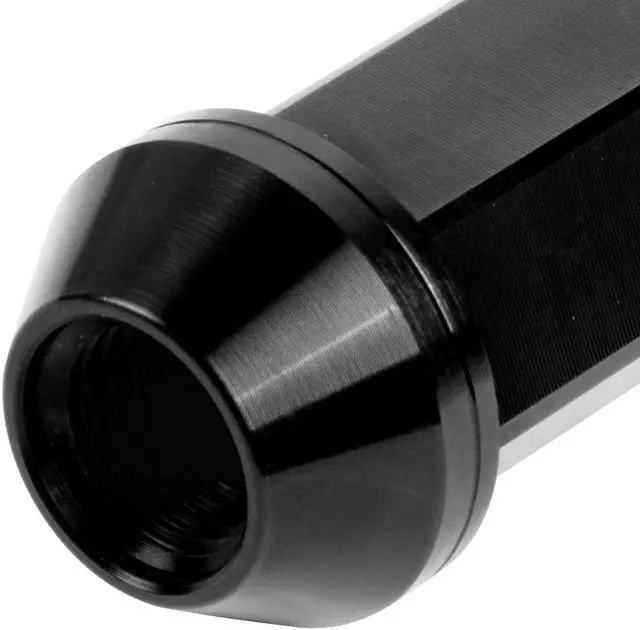 Alt view image 4 of 7 - J2 Engineering LN-T7-001-15-BK J2 Engineering 7075 -T6 Forged Aluminum M12x1.5 20Pcs 90mm Height Open -End Lug Nut Set w/Adapter Key (Black)