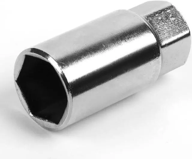 Alt view image 6 of 7 - J2 Engineering LN-T7-016-15-BK J2 Engineering 7075 -T6 Forged Aluminum M12X1.5 20Pcs 107mm Height Spiky Cap Lug Nut Set w / Socket Adapter (Black)