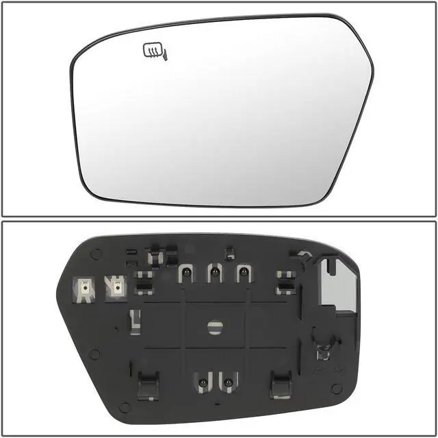 Alt view image 5 of 5 - DNA Motoring OEM-MG-0149 For 2006 to 2010 Mercury Milan Ford Fusion Factory Style Driver / Left Side Mirror Glass Lens with Backing Plate + Heated 07 08 09 6E5Z17K707D
