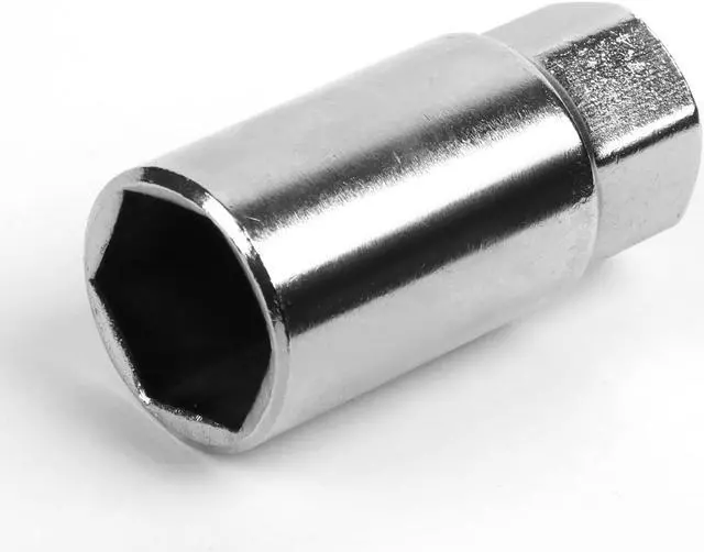 Alt view image 6 of 7 - J2 Engineering LN-T7-004-125-BK J2 Engineering 7075 -T6 Forged Aluminum M12 x 1.25 20Pcs 50mm Open -End Lug Nut w/ Socket Adapter Key ( Black )