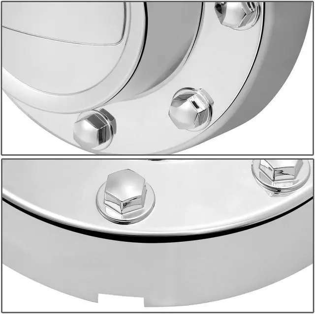 Alt view image 3 of 6 - DNA Motoring ZTL-Y-0129 For 2011 to 2016 Ram 3500 Dually 4Pcs Full Set Alcoa Wheel Rim Center Hub Caps Front + Rear Chrome 12 13 14 15