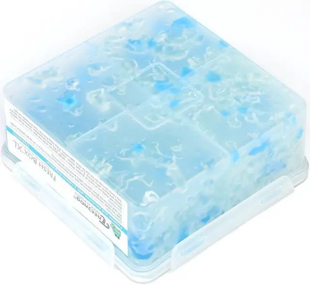 Alt view image 5 of 7 - Generic AFS-FBXLBS33 Tree Frog Fresh Box XL Large Blue Squash Scent Natural Fragrances Gel-Based Air Freshener Deodorizer FBXLBS33