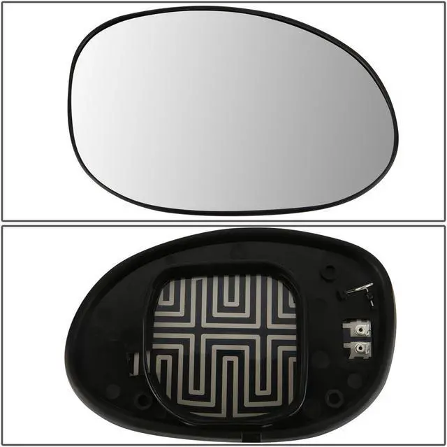Alt view image 5 of 5 - DNA Motoring OEM-MG-0088 For 2001 to 2005 Chrysler PT Cruiser Factory Style Passenger / Right Side Mirror Glass Lens with Backing Plate + Heated 02 03 04 5069106AA