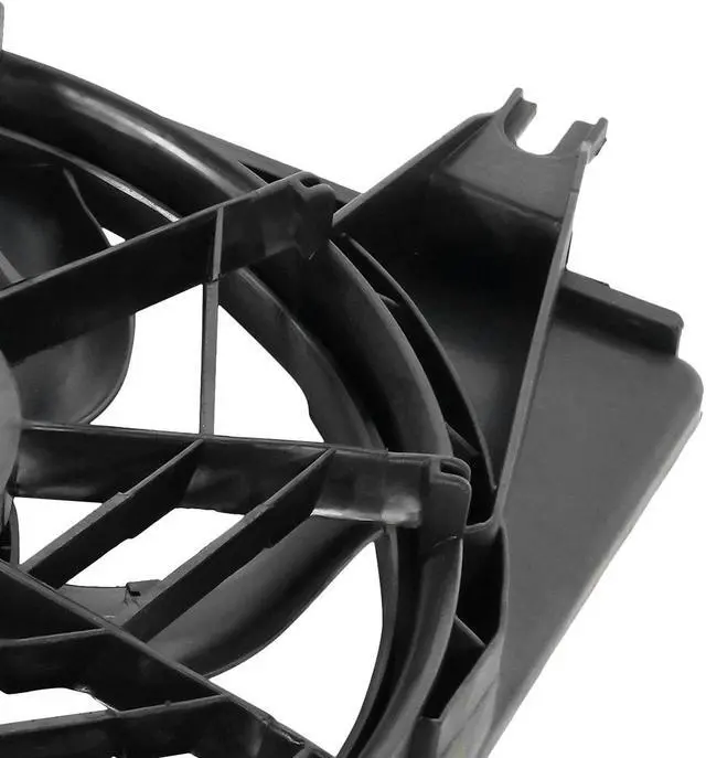 Alt view image 3 of 6 - DNA Motoring OEM-RF-0010 For 1996 to 2000 Hyundai Elantra Tiburon Factory Style AC Condenser Cooling Fan Shroud Assembly HY3113102 97 98 99