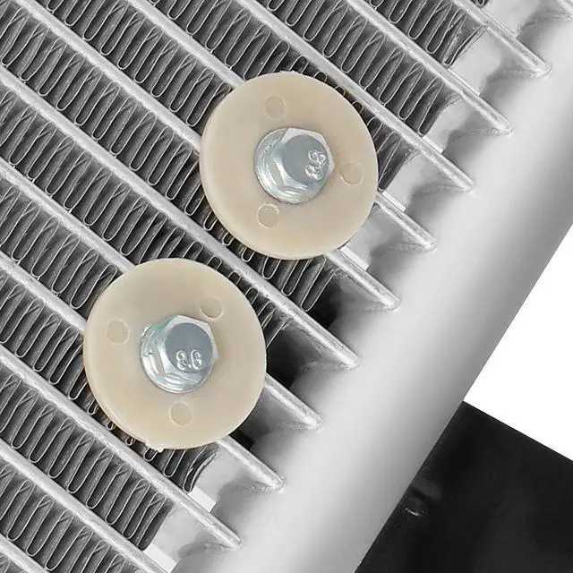 Alt view image 4 of 7 - For 1997 to 2003 Pontiac Grand Prix Chevy Impala Monte Carlo Buick Regal Century 3.1L 3.4L 3.5L 3.8L V6 4806 Aluminum Air Conditioning A/C Condenser 98 99 00 01 02