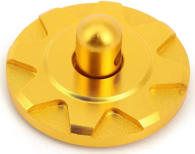 Alt view image 2 of 5 - DNA Motoring HP-ZTL-9041-GD 1 X Pair of Aluminum/Steel Billet Style Cosmetic Hood Pins (Gold)