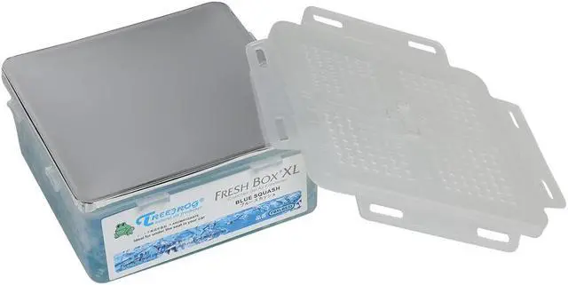 Alt view image 4 of 7 - Generic AFS-FBXLBS33 Tree Frog Fresh Box XL Large Blue Squash Scent Natural Fragrances Gel-Based Air Freshener Deodorizer FBXLBS33