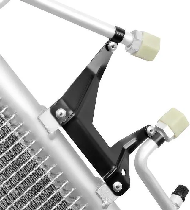 Alt view image 2 of 7 - DNA Motoring OEM-CDS-4721 For 1996 to 2000 Chevy GMC C/K 1500 2500 3500 Pickup Suburban Tahoe Yukon 4.3L 5.0L 5.7L 6.5L 4721 Aluminum Air Conditioning A/C Condenser 97 98 99
