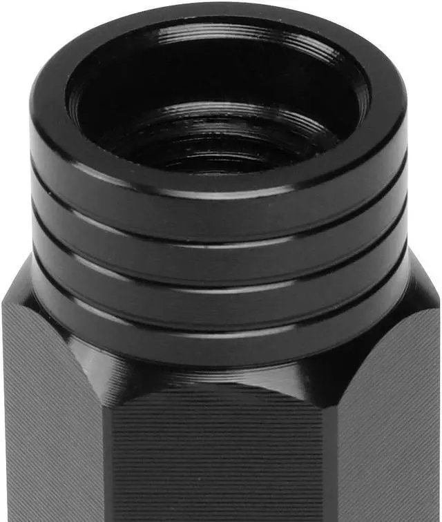 Alt view image 3 of 4 - J2 Engineering LN-T7-001-125-BK J2 Engineering 7075 Aluminum M12 x 1.25 20 Pcs 90mm Open End Lug Nut Set with Adapter Black