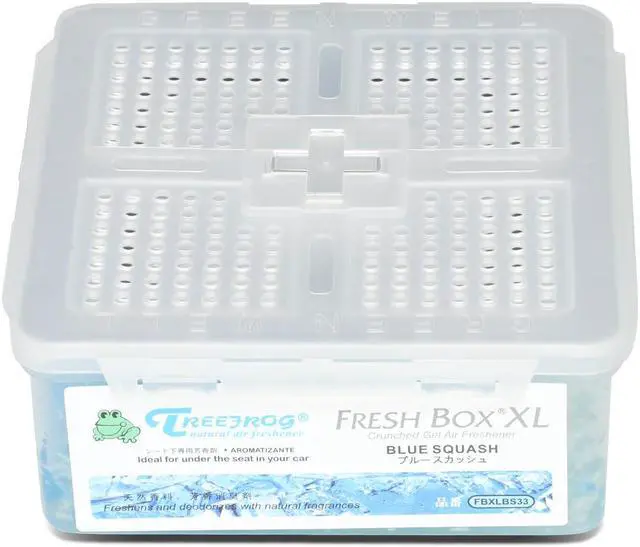 Main image of Generic AFS-FBXLBS33 Tree Frog Fresh Box XL Large Blue Squash Scent Natural Fragrances Gel-Based Air Freshener Deodorizer FBXLBS33