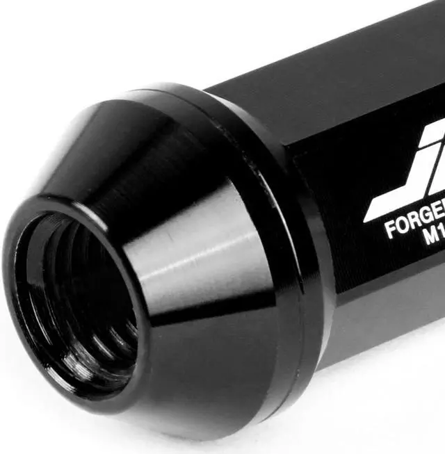 Alt view image 4 of 7 - J2 Engineering LN-T7-018-15-BK J2 Engineering 7075 -T6 Forged Aluminum M12x1.5 20Pcs 50mm Height Close -End Lug Nut Kit w/Adapter Key (Black)