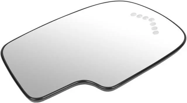 Alt view image 4 of 5 - DNA Motoring OEM-MG-0273 For 2003 to 2006 Chevy Silverado Suburban Tahoe GMC Sierra 1500 2500 Escalade Factory Style Passenger / Right Heated Turning Signal Mirror Glass Lens 04 05