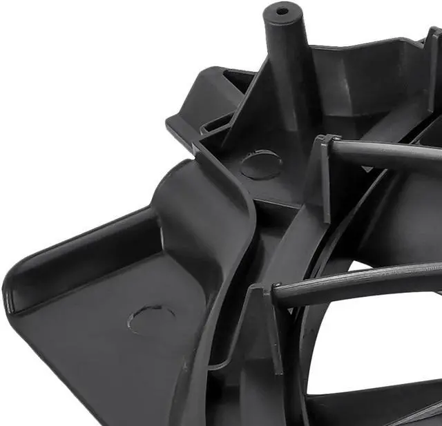 Alt view image 3 of 6 - DNA Motoring OEM-RF-0044 For 2008 to 2012 Jeep Liberty Factory Style Radiator Cooling Fan Shroud Assembly CH3115159 09 10 11