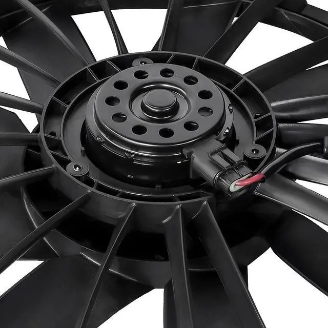 Alt view image 2 of 6 - DNA Motoring OEM-RF-0044 For 2008 to 2012 Jeep Liberty Factory Style Radiator Cooling Fan Shroud Assembly CH3115159 09 10 11