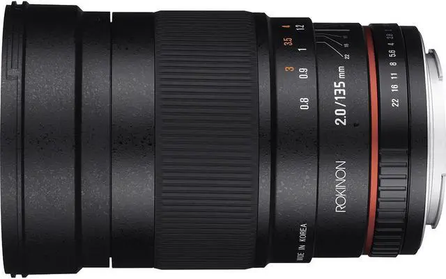 Alt view image 3 of 13 - Rokinon 135mm f/2.0 ED UMC, Full Frame, Manual Focus Lens, for Canon EF #135M-C