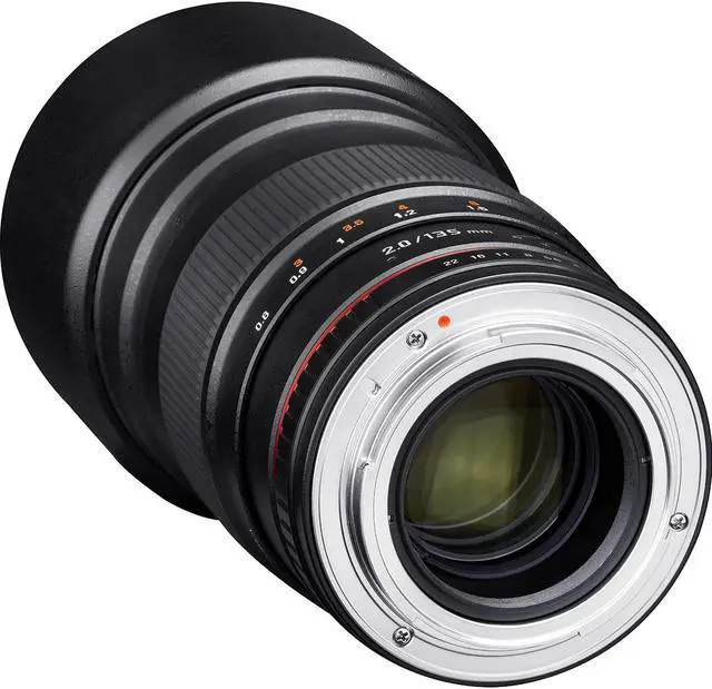 Alt view image 5 of 13 - Rokinon 135mm f/2.0 ED UMC, Full Frame, Manual Focus Lens, for Canon EF #135M-C