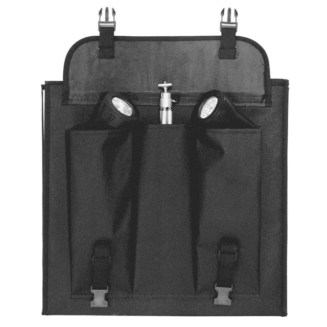 Alt view image 10 of 12 - Xit Portable Light Box Photo Studio with 2 Backgrounds, 2 Lights, Tripod & Carrying Case