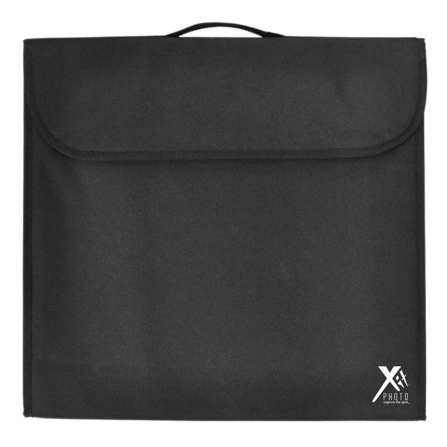 Alt view image 9 of 12 - Xit Portable Light Box Photo Studio with 2 Backgrounds, 2 Lights, Tripod & Carrying Case