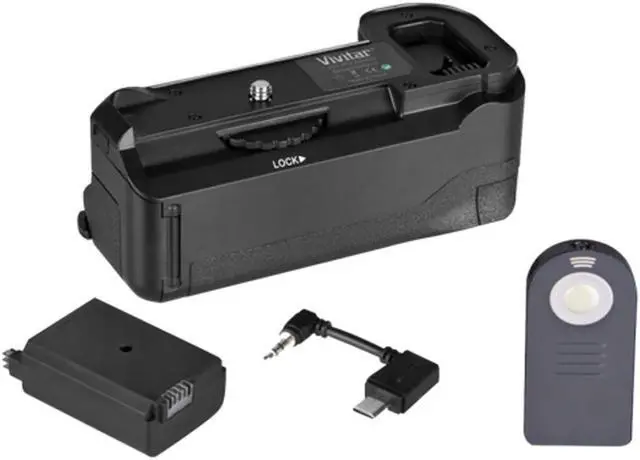 Alt view image 6 of 7 - Vivitar Deluxe Power Battery Grip for Sony Alpha A6300 Camera with Wireless Remote