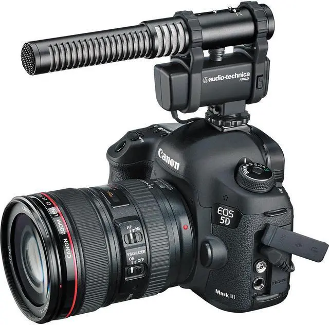 Alt view image 3 of 20 - Audio-Technica AT8024 Stereo/Mono Camera-Mount Microphone