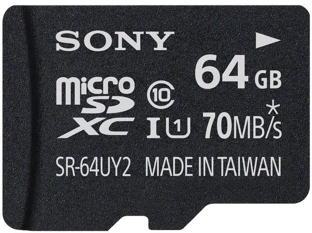 Alt view image 4 of 13 - Sony 64GB Class 10 UHS-1 Micro SDXC up to 70MB/s Memory Card