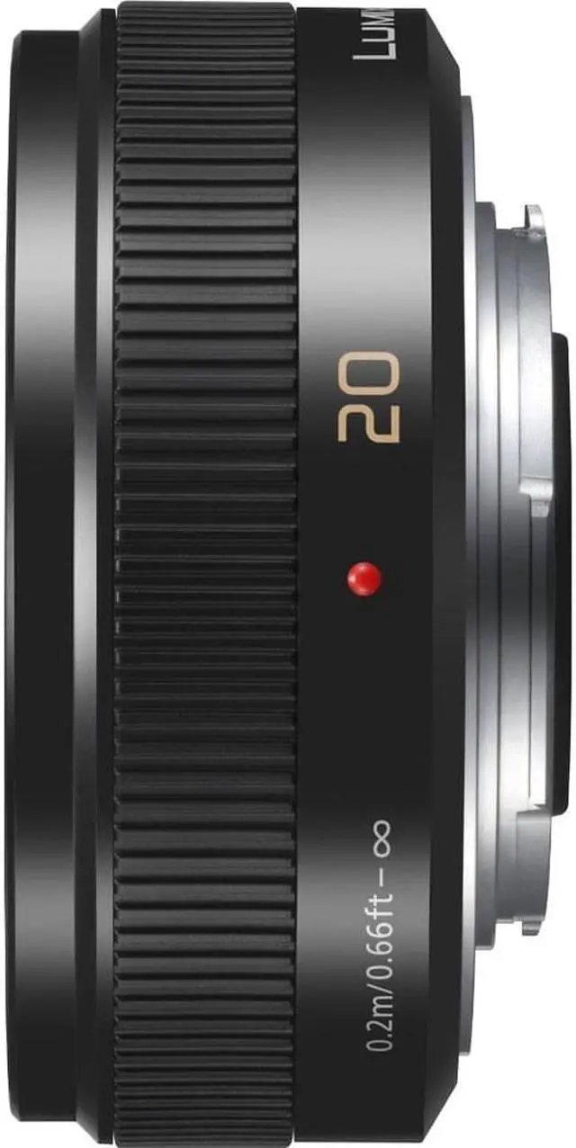Alt view image 6 of 20 - Panasonic LUMIX G II 20mm f/1.7 ASPH. Lens (Black)