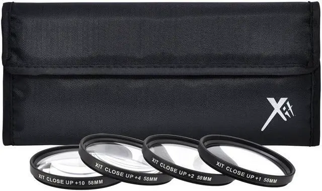 Alt view image 2 of 4 - Xit Pro UV CPL FLD Lens Filter + Close-Up Macro Ultimate Accessory Kit 58mm Filter