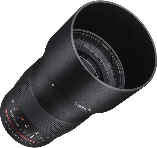 Alt view image 4 of 13 - Rokinon 135mm f/2.0 ED UMC, Full Frame, Manual Focus Lens, for Canon EF #135M-C