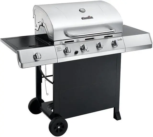 Alt view image 2 of 18 - Char-Broil Traditional 4-Burner 40,000 BTU Gas Grill, Stainless | 463436215