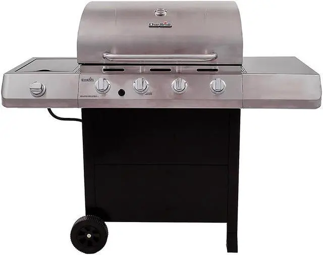 Alt view image 3 of 18 - Char-Broil Traditional 4-Burner 40,000 BTU Gas Grill, Stainless | 463436215