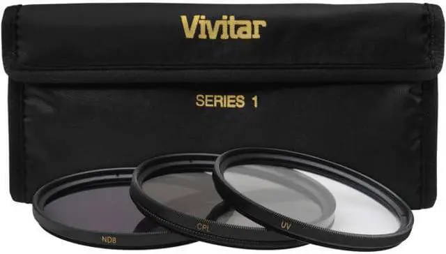 Alt view image 2 of 2 - Vivitar 82mm 3-Piece Filter Kit (UV, FLD, CPL) - VIV-FK3-82