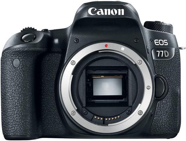 Alt view image 9 of 20 - Canon EOS 77D 24.2 MP CMOS (APS-C) Digital SLR Camera with Wi-Fi & Bluetooth (Body)