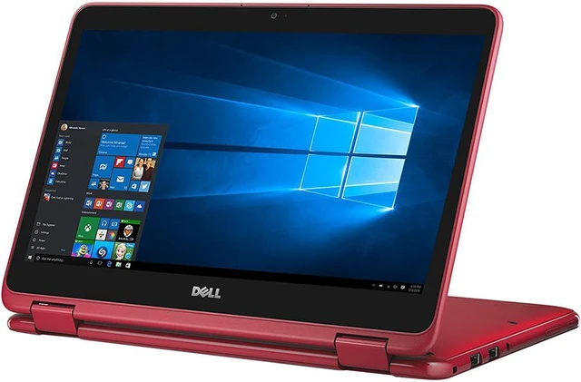Alt view image 12 of 15 - Dell Inspiron i3179-0000RED 11.6" HD 2-IN-1 Laptop (7th Generation Intel Core m3-7Y30, 4GB RAM, 500GB HDD) RED