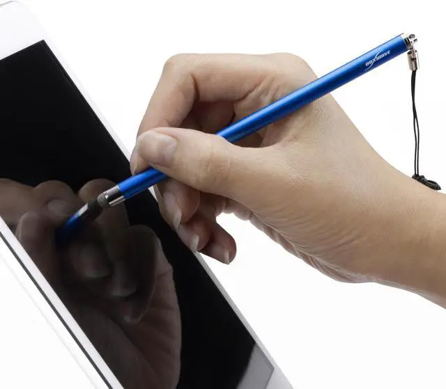 Alt view image 3 of 4 - Galaxy Tab A (9.7) Stylus Pen, BoxWave [EverTouch Slimline Capacitive Stylus] Slim Barrel Capacitive Stylus with FiberMesh Tip for Samsung Galaxy Tab A (9.7)